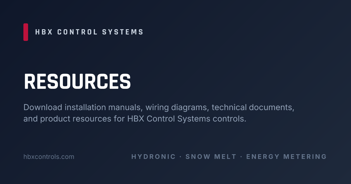 Resources | HBX Control Systems